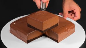 آموزش چیزکیک شکلاتی شگفت انگیز در 5 دقیقه! بدون پنیر، بدون پخت، بدون ژلاتین