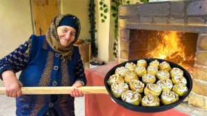 پخت دسرهای سنتی ترکی خوشمزه برای کل خانواده در اجاق سنتی!
